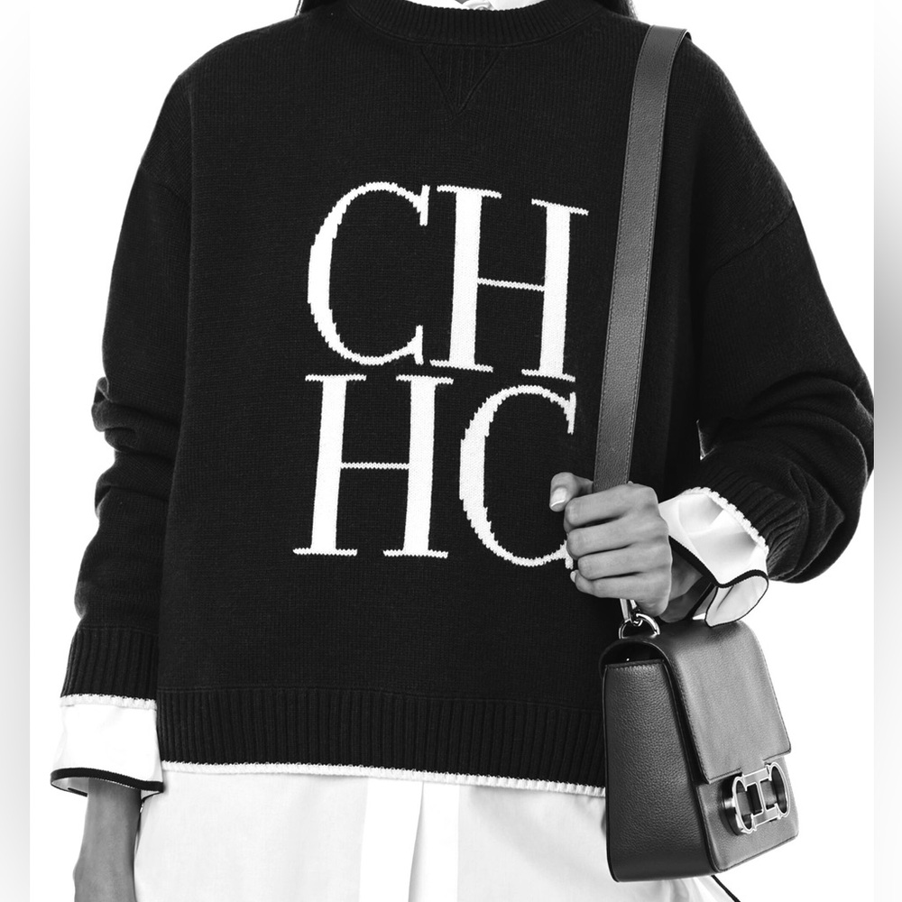 Carolina Herrera INITIALS INSIGNIA | MEDIUM SHOULDER BAG